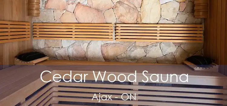  Cedar Wood Sauna Ajax - ON