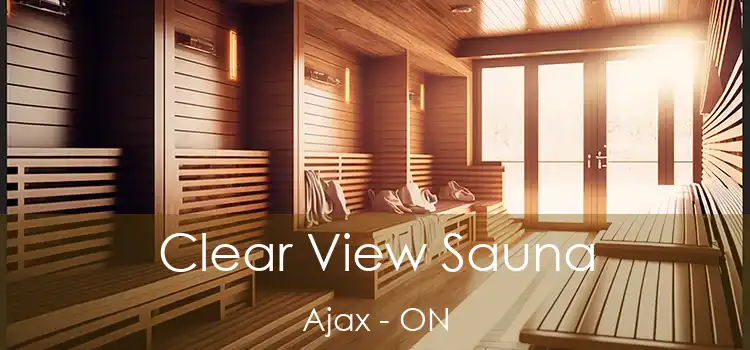  Clear View Sauna Ajax - ON