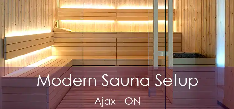  Modern Sauna Setup Ajax - ON