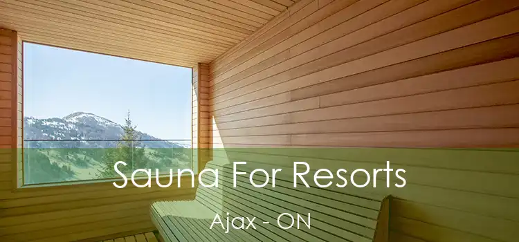  Sauna For Resorts Ajax - ON